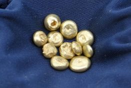 BETWEEN 5GMS & 5.1GMS OF PURE WELSH GOLD FROM THE ST. DAVIDS MINE refined to nine carat gold, with