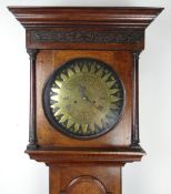 RARE WELSH LONGCASE CLOCK BY BENJAMIN RATCLIFF, WELSHPOOL eight-day movement, oak encased with