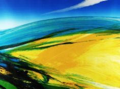 NEIL CANNING limited edition (67/75) screen print - entitled 'Gold', signed in full and dated