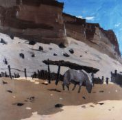 SIR KYFFIN WILLIAMS RA limited edition artist's proof (A/P IX/XV) print - Patagonia scene,