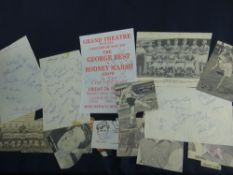 AN EXTENSIVE & SUPERB COLLECTION OF HISTORICAL ASSOCIATION FOOTBALL / SOCCER AUTOGRAPHS kept in