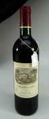 CARRUADES DE LAFITE 1996 PAUILLAC APC, 13% vol, 75cl. Condition Report: Sealed with cork intact with