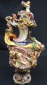 IMPRESSIVE RARE LARGE CAPODIMONTE NAPLES LIDDED EWER in the manner of Meissen / J J Kaendler's '