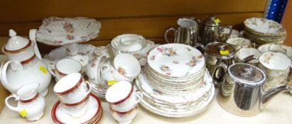 ASSORTED TEAWARE including Coalport, Royal Grafton Majestic ETC