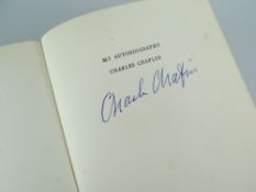 SIGNED VOLUME OF 'MY AUTOBIOGRAPHY CHARLES CHAPLIN' published by The Bodley Head, London, 1964,