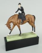 ROYAL WORCESTER EQUESTRIAN MODEL BY DORIS LINDNER entitled 'At the Meet', Number 3114, complete with