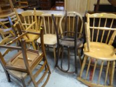 NINE ASSORTED CHAIRS