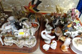 ASSORTED CERAMICS including Lladro duck, Wedgewood ETC