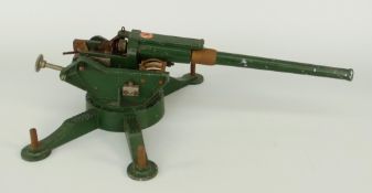 ASTRA BRITISH MADE TOY MODEL OF A 3.7 INCH ANTI-AIRCRAFT GUN, together with Chad Valley model of a