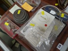 ASSORTED VINTAGE DENTAL SURGERY ITEMS including bur-stand, replacement tooth colour / shade-guide,