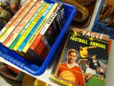 FULL SET 1970-1971 OF THE TIGER BOOK OF SOCCER STARS together with a collection of other 1950s / 60s