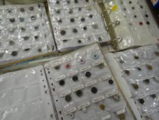 HABERDASHERY RETAIL FOLDERS CONTAINING BUTTON EXAMPLES