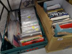 SINGLE VINYL RECORD COLLECTION together with some LPs