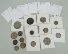 COINAGE comprising hammered Charles I shilling, Edward III 1/3 florin Ldn 1344-51, William & Mary