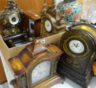 ASSORTED MODERN MANTEL CLOCKS