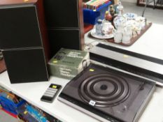 BANG & OLUFSEN BEOMASTER 24002 together with deck, Beogram 24002 type 6415 speakers and Sony