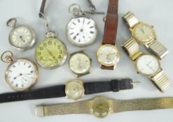 WRIST & POCKET WATCHES to include vintage Rotary, key-less wind pocket-watch ETC