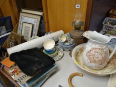 ASSORTED CHARITY ITEMS to include paintings, prints, model fire engine and other items, (proceeds to