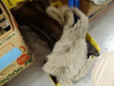 THREE VINTAGE FUR STOLES