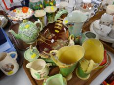 ASSORTED MID-CENTURY ENGLISH CERAMICS including Carltonware, Rouge Royal and other patterns, pair of
