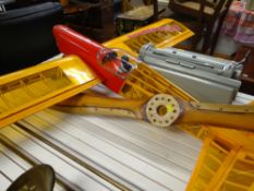 LARGE WING-SPAN MODEL AEROPLANE with additional ornamental propellor