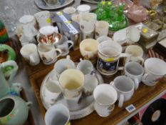 TWO ROYAL COMMEMORATIVE WOODEN TRAYS with coin insert, together with a collection of Royal