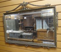 FANCY GILT FRAMED WALL MIRROR
