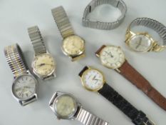 ASSORTED GENTS WRISTWATCHES to include Falcon, Sekonda, Seiko ETC