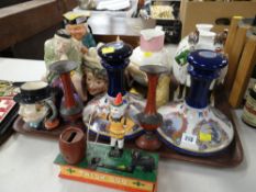 ASSORTED CERAMICS, MONEY BOX ETC