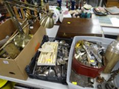 ASSORTED EPNS, CUTLERY ETC