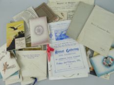 EARLY 20TH CENTURY THEATRE PROGRAMMES together with registers of pedigree ETC