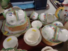 VINTAGE AYNSLEY CROCUS DECORATED TEAWARE