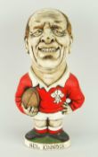 JOHN HUGHES GROGG (FIRST EDITION) POTTERY MODEL OF NEIL KINNOCK, the politician wearing Welsh