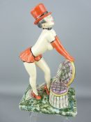 KEVIN FRANCIS FIGURINE, 'Follies Bergere' No 71 of an edition of 150, modelled by Ray Noble