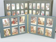 TWO ALBUMS OF VINTAGE CIGARETTE CARDS, W D and H O Wills and John Player including curious beaks (