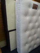 4FT JUNIOR DOUBLE DIVAN BED BASE with Highgrove Belvedere mattress, 121cms width, 191cms length