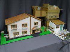 'RED ROOFS' , Mid Century pitched roof collectors house and cottage garden with shed, the interior