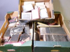 LARGE QUANTITY OF GLASS PHOTOGRAPHIC DEVELOPMENT PLATES