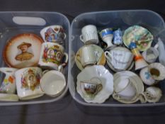 COMMEMORATIVE CHINA and other cabinet ware