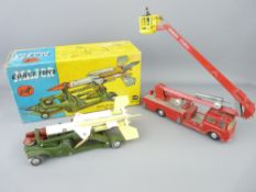 CORGI MAJOR TOYS X 2 to include a boxed Bristol Bloodhound guided missile on loading trolley, No