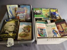 TWO GOOD CRATES OF VINTAGE BOOKS