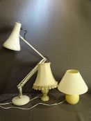 VINTAGE ANGLE-POISE LAMP & TWO OTHERS