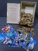 VINTAGE JIGSAW PUZZLE (incomplete) and a quantity of pro-set 'International Rescue (Thunderbirds)'
