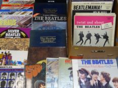 THE BEATLES, 60 plus vintage LPs to include 'Please, Please me', 'Let it be' 'Rubber soul', '