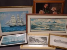 QUANTITY OF FRAMED PICTURES & PRINTS