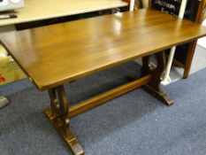 POLISHED REFECTORY TABLE