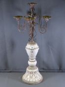 LAURA ASHLEY PORCELAIN & METALWORK CANDELABRA