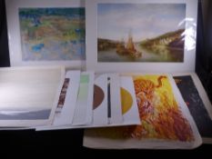 AUDREY HIND, DAVID KOSTLER and others, unframed prints