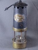 BRASS MINER'S LAMP - Thomas and Williams Aberdare, type No 4, No 2016