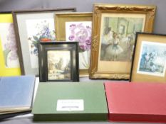 PAPER ROYAL FINE STATIONERY BOXES and a quantity of paintings, prints ETC